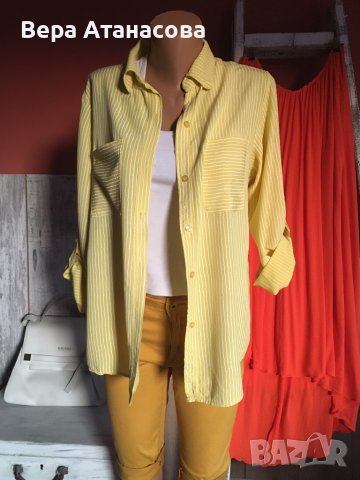 🔥Риза-блейзър на райета💛л/хл👟14 лв., снимка 1