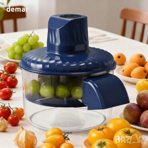 Електрическа машина за белене на малки плодове, грозде, чесън, чери домати, череши, снимка 9 - Други - 53595203