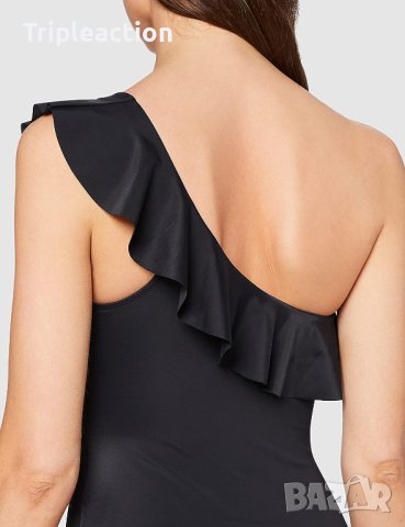 Цял бански с едно рамо и къдрички, Iris&Lily, XXXL, снимка 3 - Бански костюми - 41082914