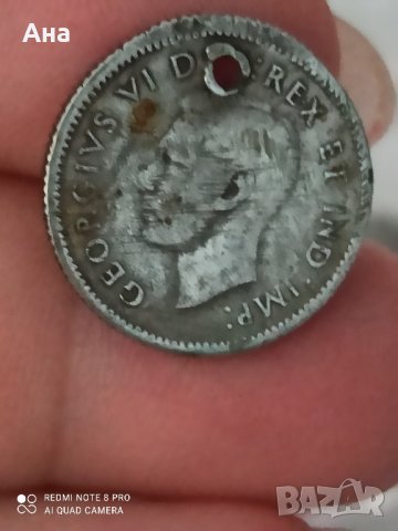 10 цента 1943 Канада Сребро

, снимка 4 - Нумизматика и бонистика - 41625995