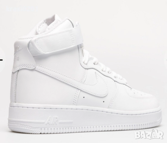 Оригинални кецове на Nike air force 1! Естествена кожа, 38, снимка 6 - Детски боти и ботуши - 51910319