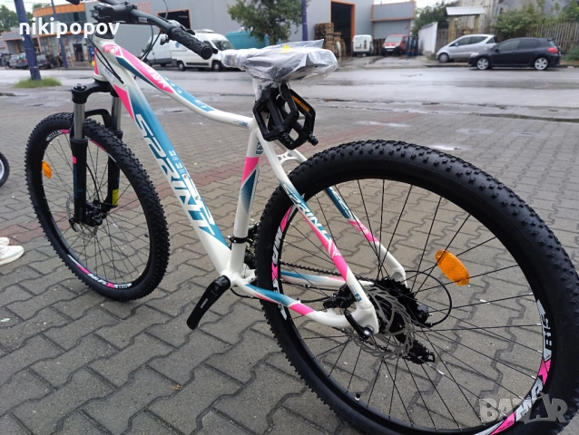 SPRINT Велосипед 27.5" MAVERICK LADY бял, снимка 9 - Велосипеди - 53563470