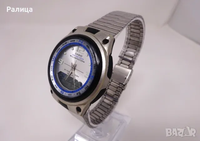 Мъжки кварцов часовник Casio с двойно време , снимка 5 - Мъжки - 50158118