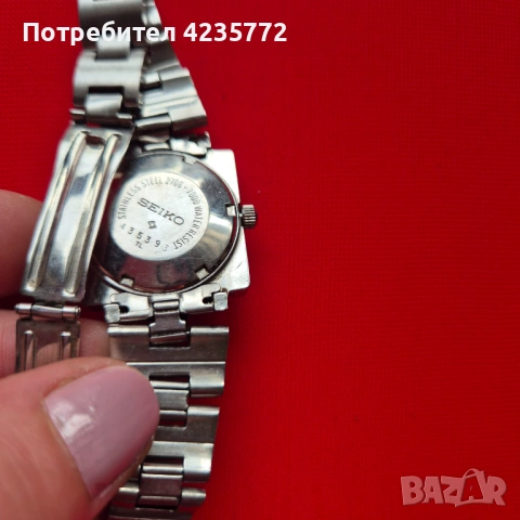 SEIKO Оригинален дамски автоматичен винтидж часовник 21камъка. , снимка 3 - Дамски - 53492536