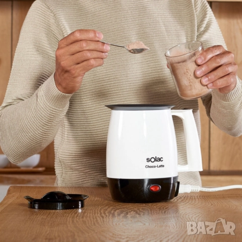 Уред за затопляне на мляко и правене на горещ шоколад Solac Choco-Latte, снимка 2 - Друга електроника - 51897048