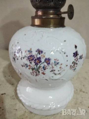 Стара газена лампа, снимка 2 - Антикварни и старинни предмети - 48250366