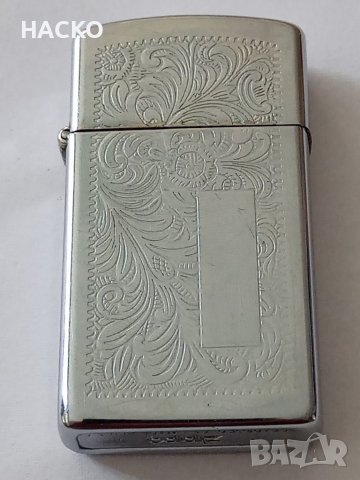 Запалка Zippo Slim® Venetian® Polished Chrome Made in USA, снимка 3 - Запалки - 40872612