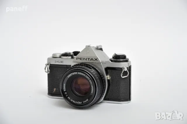 фотоапарат - Pentax ME с обектив - Pentax SMC-M 1:2 50mm , снимка 3 - Фотоапарати - 49944314
