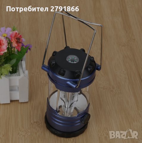 Led лампа за къмпинг с дръжка , снимка 2 - Лед осветление - 42003079