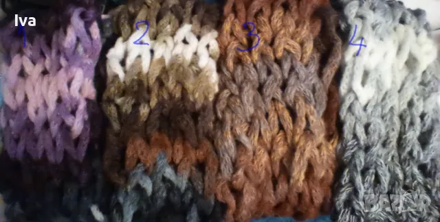 Ръчно плетен шал, снуд,  нов, различни цветове и дължини, снимка 9 - Шалове - 39142635