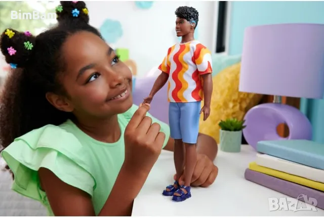 Оригинална мъжка кукла Barbie Fashionistas - Кен Тъмнокож / 220, снимка 5 - Кукли - 48920840