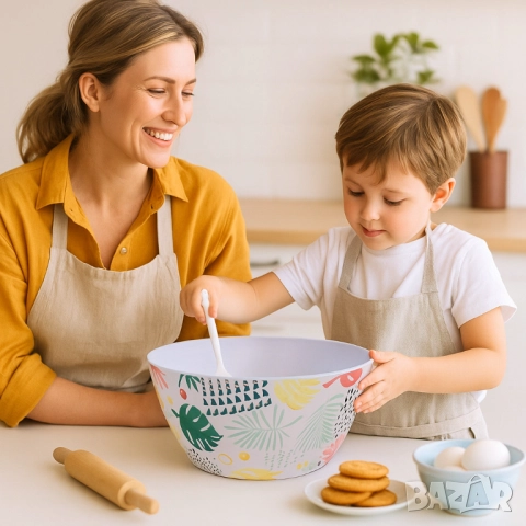 Меламинова купа 25см – шарен дизайн, снимка 6 - Други - 51947655