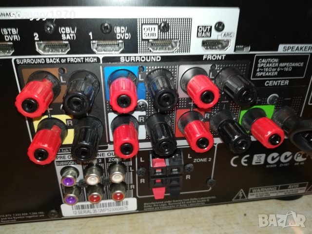 onkyo tx-nr616 usb/hdmi/lan receiver-SWISS 1511211553, снимка 17 - Ресийвъри, усилватели, смесителни пултове - 34813335