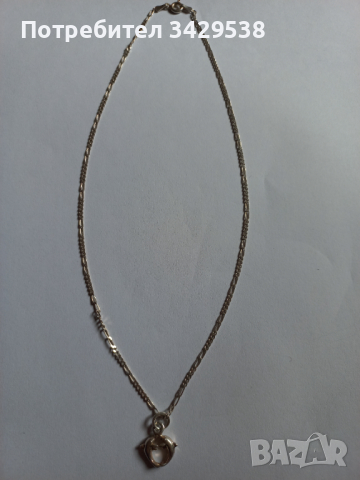 Сребърно колие с делфинчета, проба 925