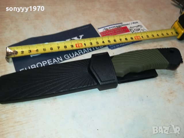 НОЖ ТАКТИЧЕСКИ С ТВЪРДА НОЖНИЦА 2108231721, снимка 12 - Ножове - 41923335