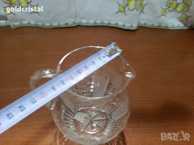 Кристална кана, снимка 5 - Антикварни и старинни предмети - 44482770