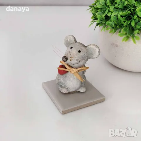 5558 Мини фигурка Мишле с герданче сърце, 6 см