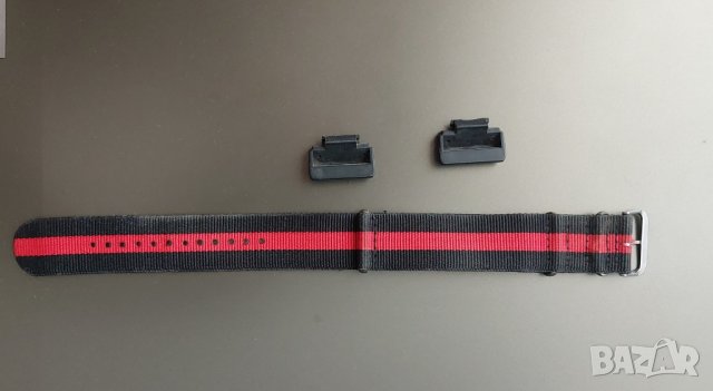 Адаптери и Нато каишка 24 мм за Casio Gshock GA100, снимка 2 - Каишки за часовници - 41840976