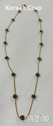 Златен синджир с маниста 3.85 грама 14 карата 585, снимка 5 - Колиета, медальони, синджири - 53037743