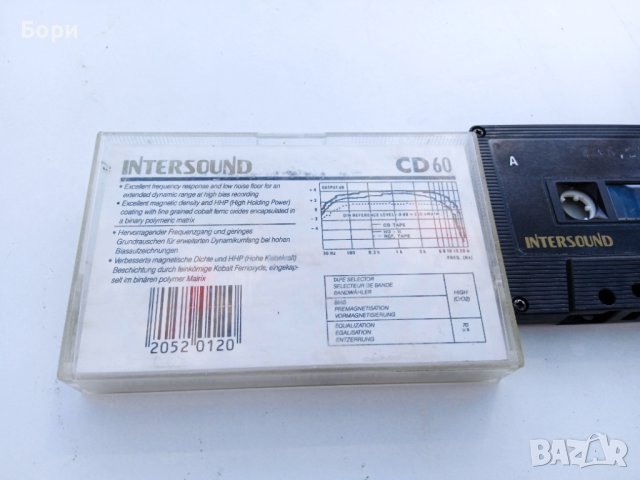 Intersound Superchrome CD60 Аудио касета, снимка 5 - Аудио касети - 40476657