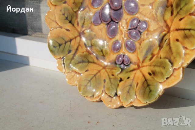 Френска чиния за стена мажолика, снимка 6 - Колекции - 39920784