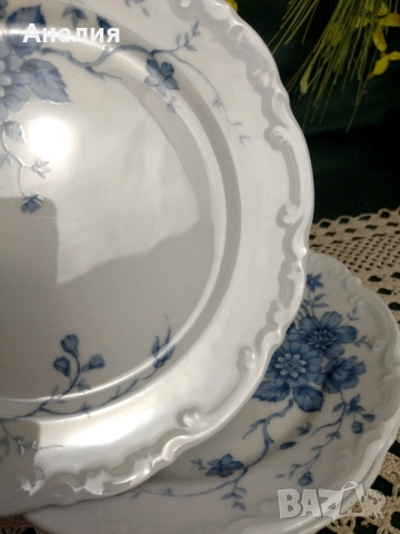 Mitterteich Bavaria нежност в синьо , снимка 6 - Чаши - 51846459