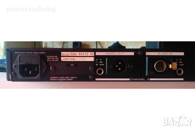 Звуков процесор Behringer Ultrafex ex3000, снимка 8 - Тонколони - 40382683