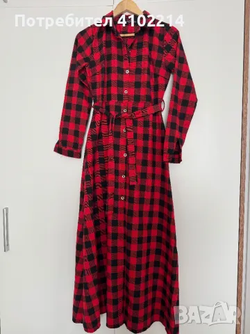 Дамска дълга риза рокля