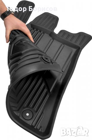 Стелки гумени /леген/ за VW CADDY III, VW TIGUAN 03.2004-  /407350/, снимка 2 - Аксесоари и консумативи - 39031874