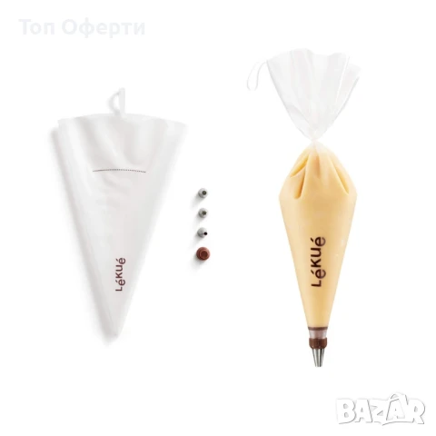 Комплект пош с 3 броя приставки Lekue, за многократна употреба