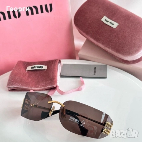 Дамски Слънчеви очила MİUMİU, снимка 6 - Слънчеви и диоптрични очила - 53768147