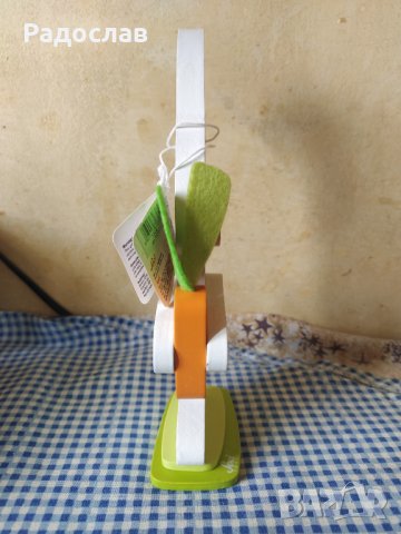 Sevi дървена фигурка на зайче, снимка 4 - Статуетки - 39546437