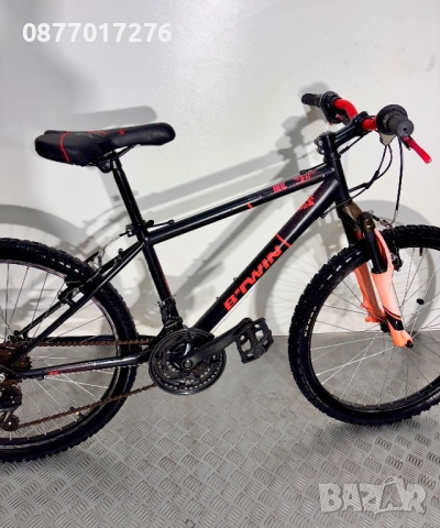 Велосипед Btwin 24 цола/ колело, снимка 4 - Велосипеди - 53753958