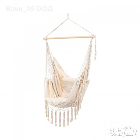 Красив висящ хамак с ресни, снимка 2 - Градински мебели, декорация  - 35949343