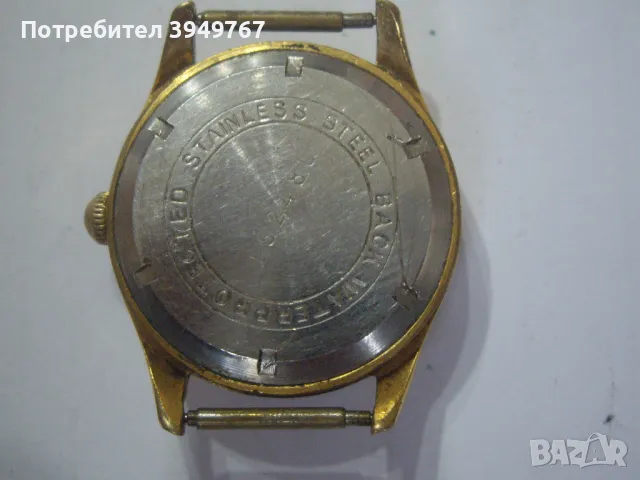 Стар позлатен мъжки часовник., снимка 2 - Мъжки - 47752532