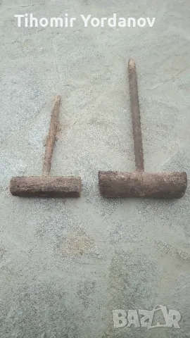 Стари дървени чукове.-2 броя., снимка 4 - Антикварни и старинни предмети - 48681087