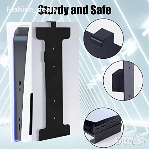 Нова Стабилна стоманена скоба за стена/Държач контролери слушалки, снимка 2 - Други стоки за дома - 41464016