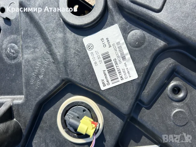 5K0837756G. Стъклоповдигач преден десен за Vw голф 6. хечбек, комби. 2008-2013г, снимка 5 - Части - 55857795