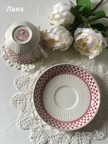 Чаша за закуска с чинийка, ADAMS , Англия,  200 мл, снимка 8 - Чаши - 41351046