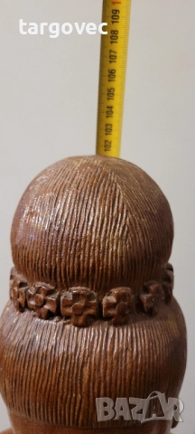 изящна масивна над 1метър дървена фигура , снимка 3 - Декорация за дома - 51835683