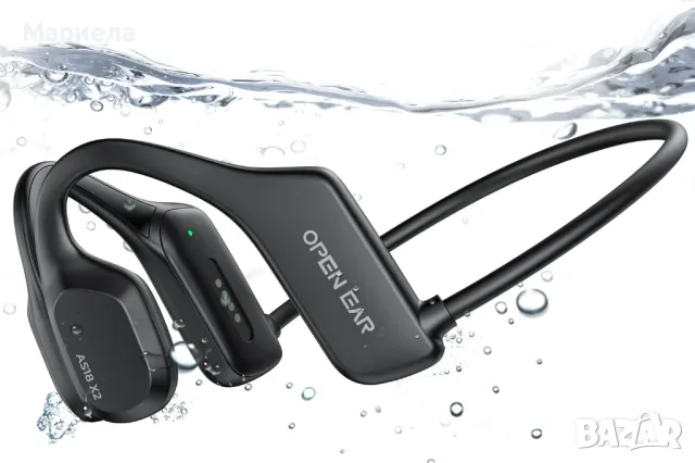 Слушалки с костна проводимост, Bluetooth 5.3 ; 32GB Памет / IP68 / Слушалки за плуване, снимка 2 - Bluetooth слушалки - 49663285