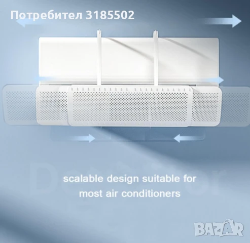 Прецизен дефлектор за климатик, Защита от директния въздушен поток, снимка 6 - Климатици - 51250929