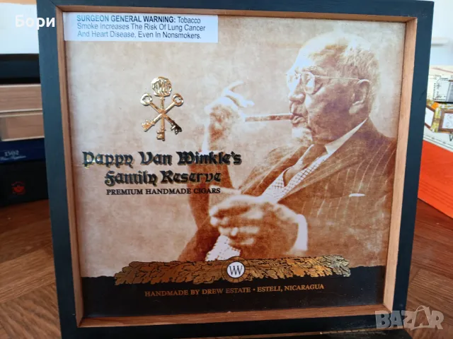 Кутия от пури дървена, снимка 2 - Други ценни предмети - 50320249