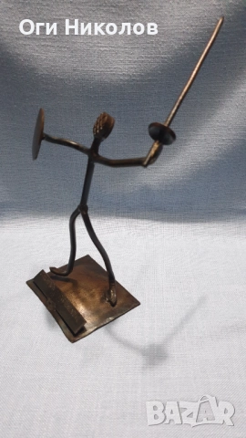 Металопластика на фехтовач .Ръчно изработен