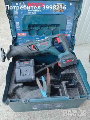 Саблен трион Bosch 18v- 28 Professional , снимка 5 - Други инструменти - 55767366