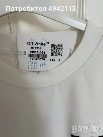 Тениска Off-White Virgil Abloh design, снимка 3 - Тениски - 55977526