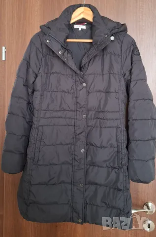 TOMMY HILFIGER Оригинално дамско зимно дълго яке с ПУХ-размер S