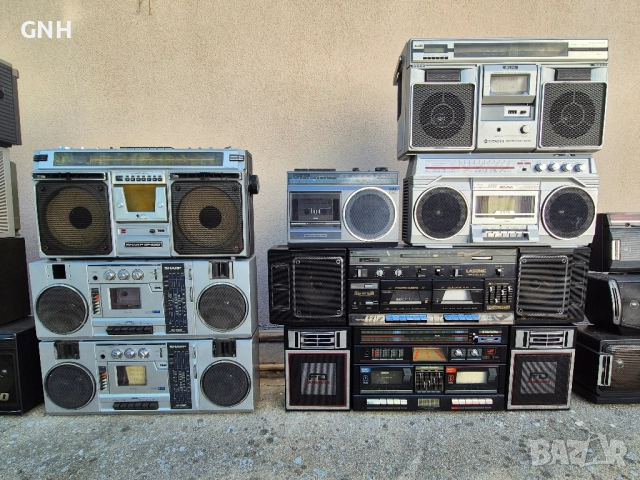 boombox Sharp, Hitachi, Sanyo, Lasonic , снимка 8 - Радиокасетофони, транзистори - 45081477