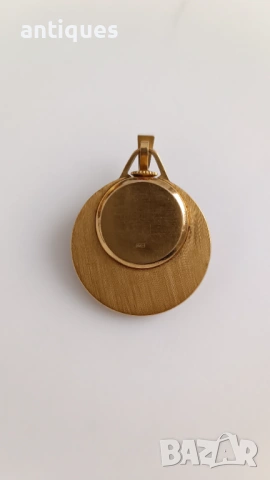 Позлатен дамски часовник - колие - SLAVA - 17 jewels - №5, снимка 6 - Антикварни и старинни предмети - 53731481