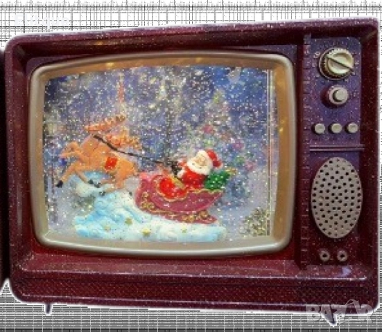 Коледен ретро телевизор - декорация, снимка 7 - Декорация за дома - 52437946